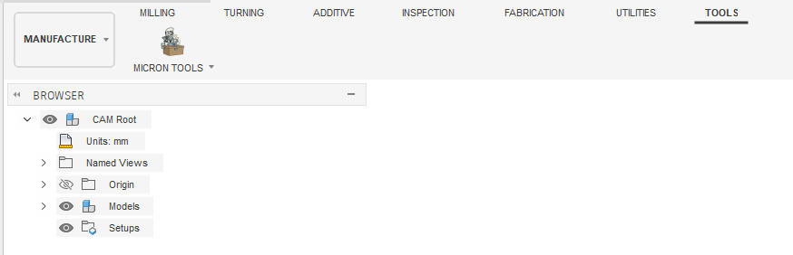 Micron Tools Toolbar